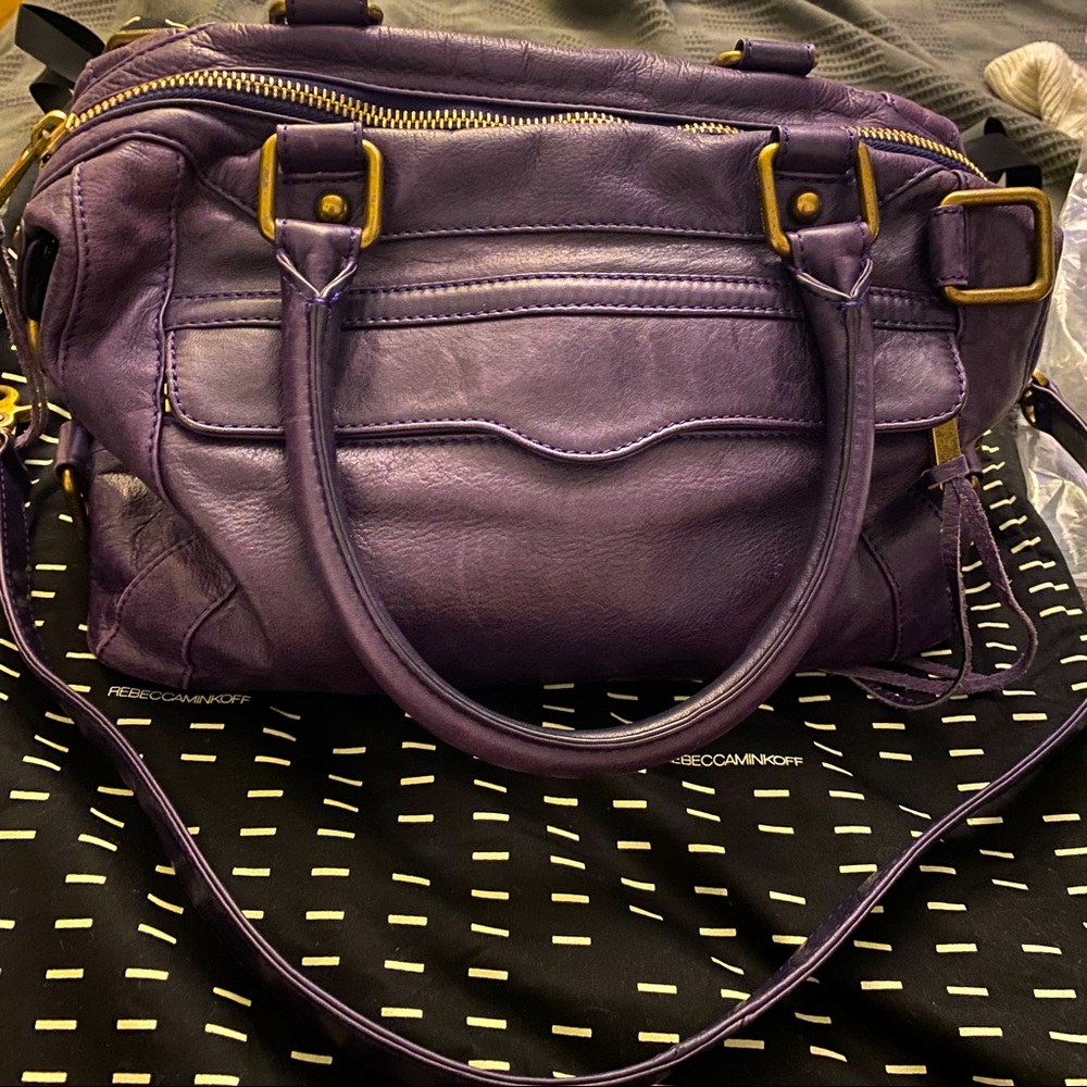 Rebecca Minkoff Morning After Bag Satchel - Plum